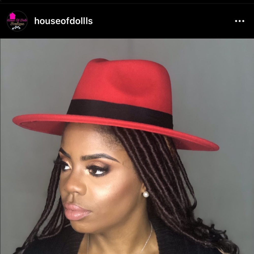 Red fedora